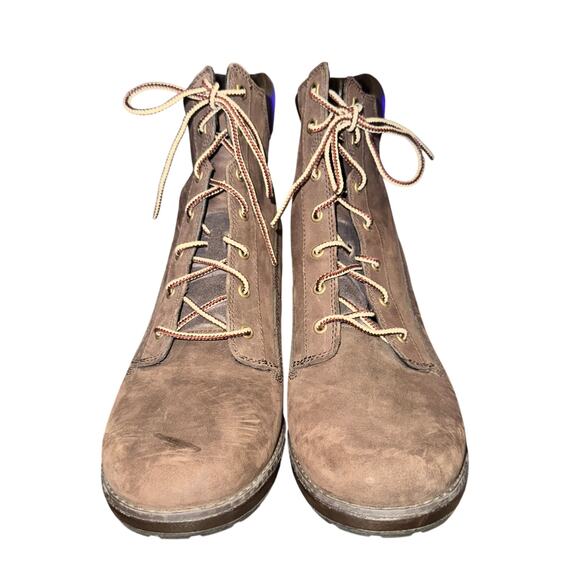 Timberland Earthkeepers Mariden Wedge Boots Women's Size 9.5 Brown Leather - Picture 3 of 9